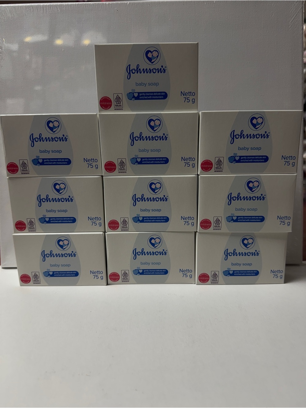 Johnson's Baby Soap 75g Pack of 10